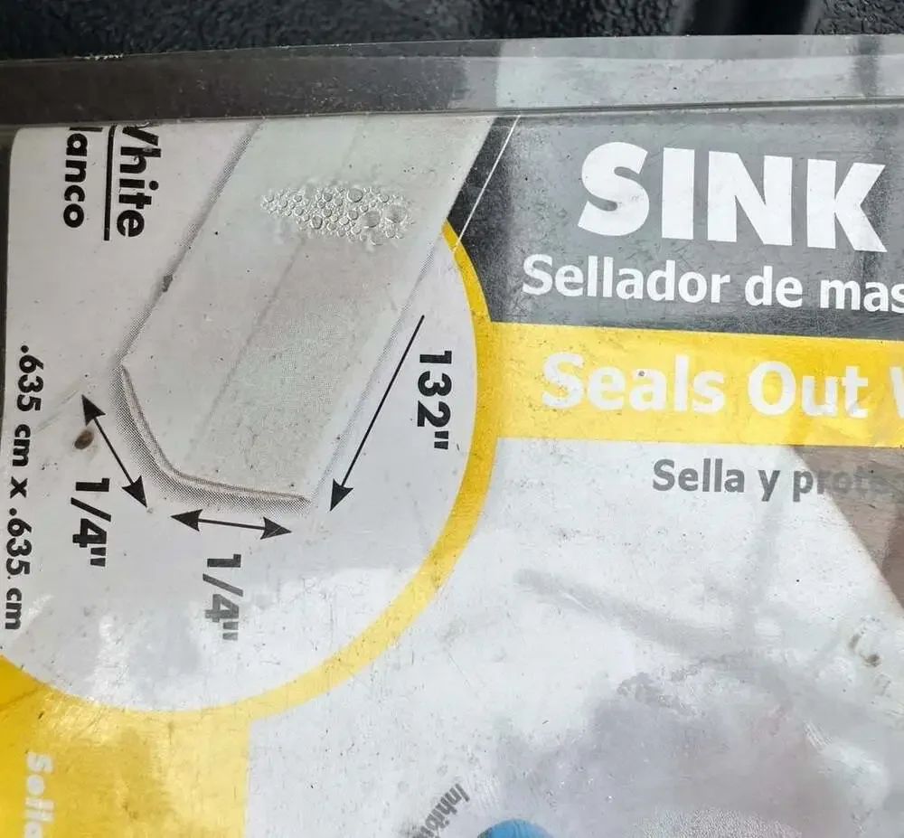 Homax Sink & Vanity Caulk Seal #38 White